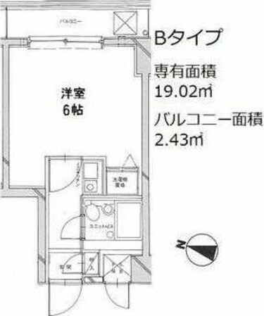 パレ・ドール八王子IIIの物件間取画像